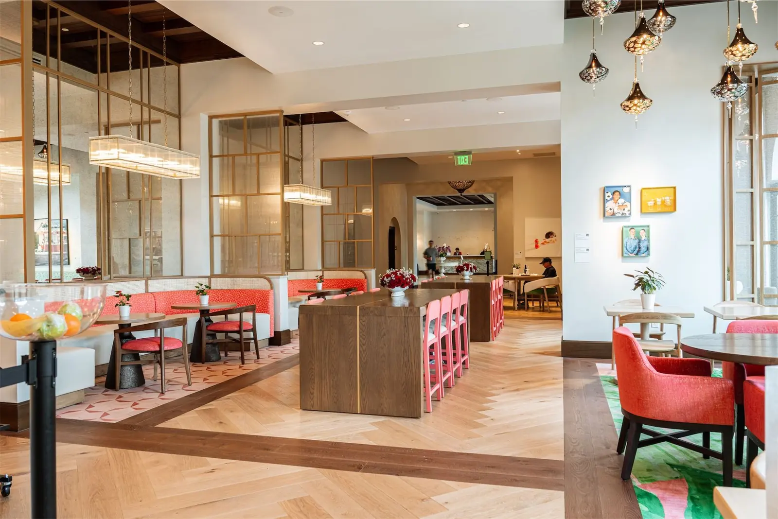 Restaurant flooring at The Alfond Inn