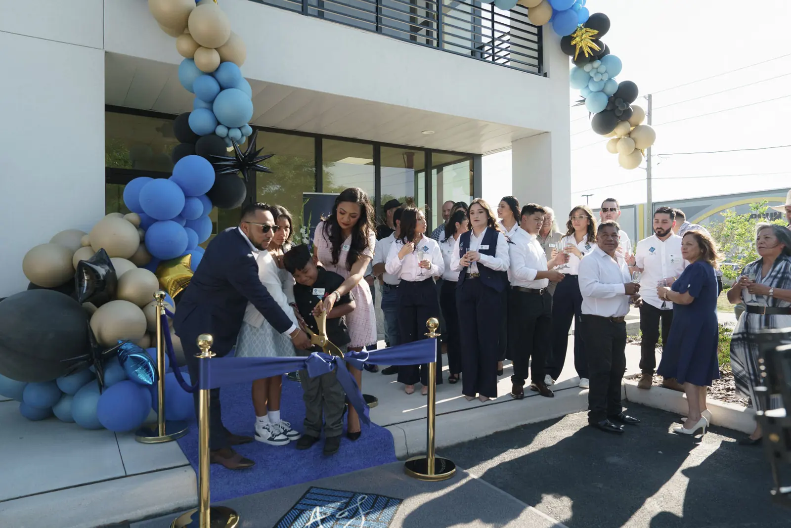 The AJ Flooring team at the Ocoee office opening
